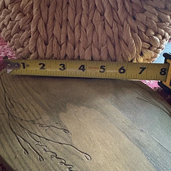 JustFab Tan Woven Tote Bag - Picture 13 of 16